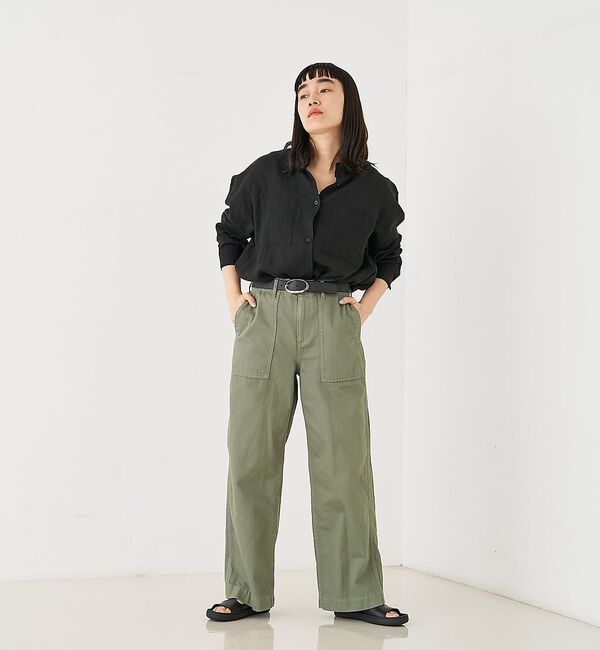 collex「ダブルカラー リネンシャツ」|シャツ・ブラウス|