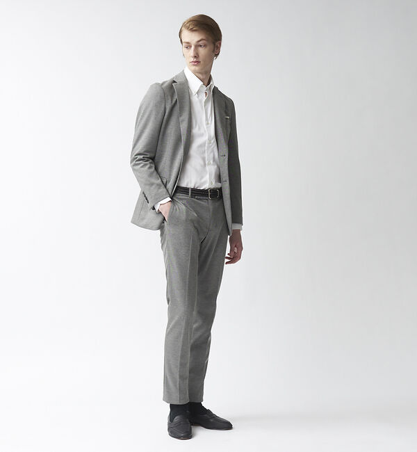 ABAHOUSE「【セットアップ対応】モックロディ WFバックメッシュ ジャケット」|テーラードジャケット|