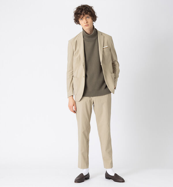 ABAHOUSE「【セットアップ対応】ライクラ ニット ストレッチ ジャケット」|その他|