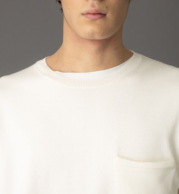 ABAHOUSE「【エクストラファインメリノ】ウォッシャブル＆毛玉レス ニット」|ニット・セーター|