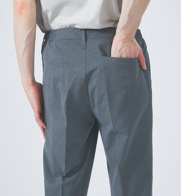 ABAHOUSE「【セットアップ対応/接触冷感】ハイブリット リラックス スラックス」|スラックス|