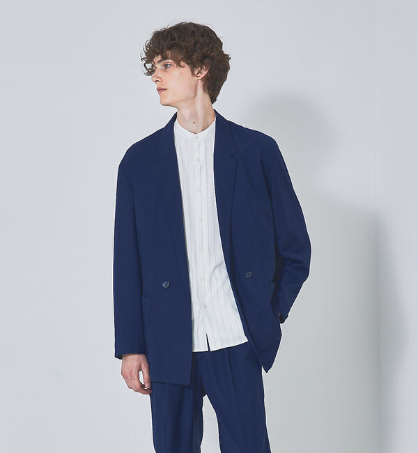 ABAHOUSE「【セットアップ対応】セミダブル オーバー ジャケット」|テーラードジャケット|