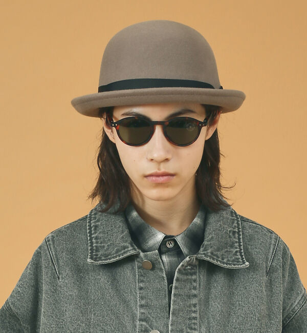 ABAHOUSE「【RUBEN/ルーベン】フェルトボーラーハット / FFELT BOWLER H」|その他|グレージュ