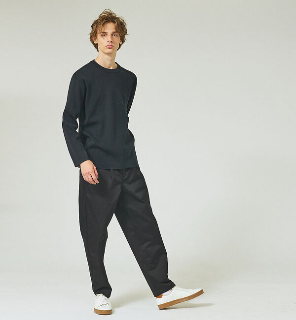 ABAHOUSE「【定番】総針 プルオーバー ニット / クルーネックニット」|ニット・セーター|