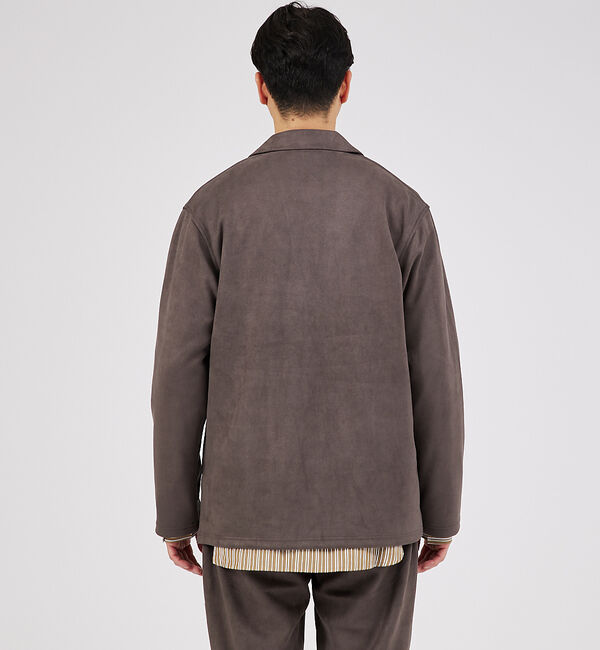 ABAHOUSE「【セットアップ対応】ネオスエード ジャケット カーディガン / シルキータッチ」|カーディガン|