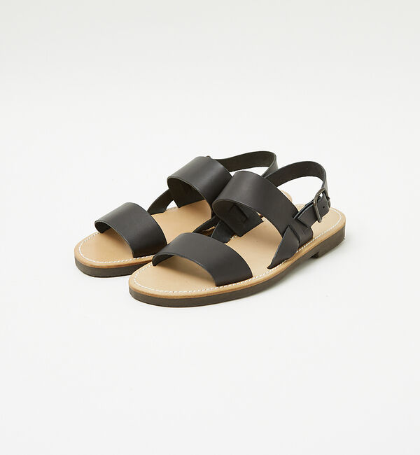 ABAHOUSE「【LA BOTTE GARDIANE / ラ ボッタ ガルディエーヌ 】レザー」|サンダル|ブラック