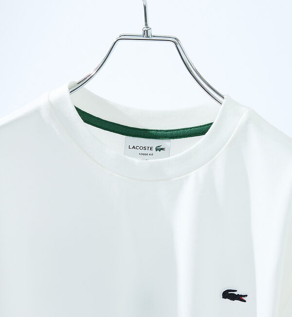 ABAHOUSE「【LACOSTE / ラコステ】バックプリントベーシックTシャツ」|Tシャツ・カットソー|