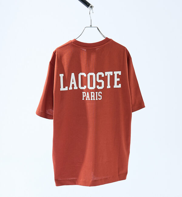 ABAHOUSE「【LACOSTE / ラコステ】バックプリントベーシックTシャツ」|Tシャツ・カットソー|