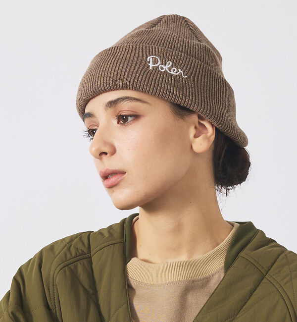 ABAHOUSE「【POLER / ポーラー】SHALLOW BEANIE / シャロー ビーニー」|その他|ベージュ