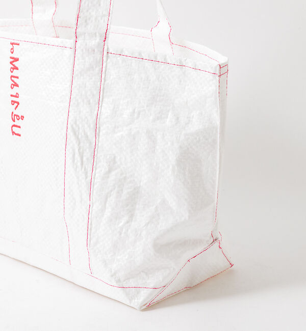 ABAHOUSE「【THAILAND MADE／タイランド メイド】チャーム付きトートバッグM/セ」|トートバッグ|