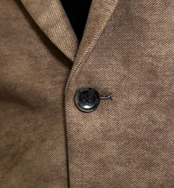 ABAHOUSE「【セットアップ対応】Down Fabric フェードスエード ジャケット / F」|テーラードジャケット|