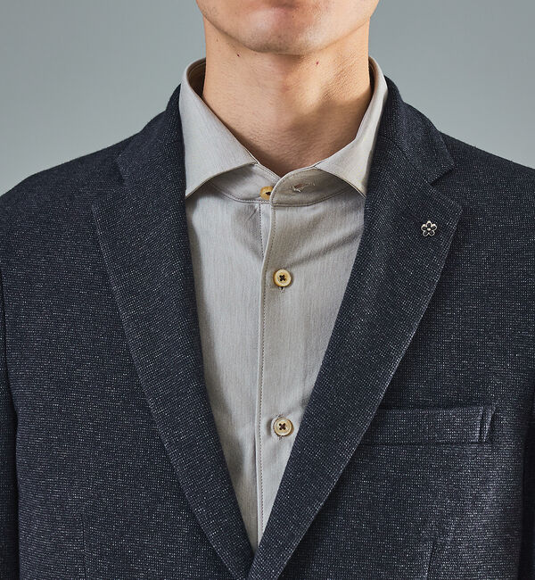 ABAHOUSE「【セットアップ対応】WOOL&times;COTTON ムリネ ジャージー ジャケット /」|テーラードジャケット|