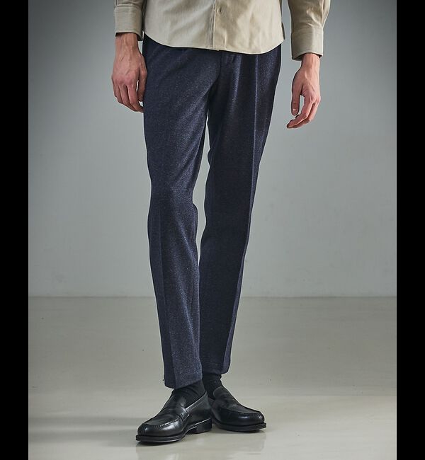 ABAHOUSE「【セットアップ対応】WOOL&times;COTTON ムリネ ジャージ ー イージースラッ」|その他|ネイビー