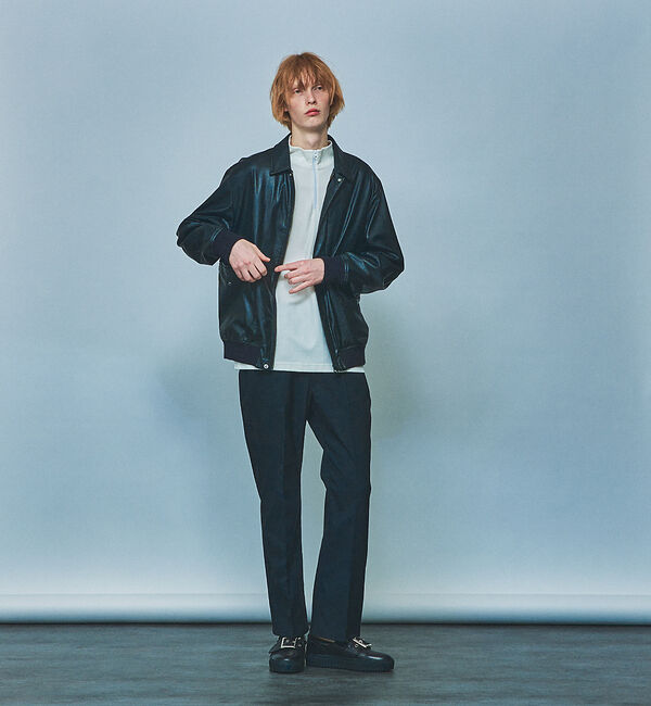 alfredoBANNISTER「センターバックル ライダース レザー スリッポン/スニーカー」|スニーカー|