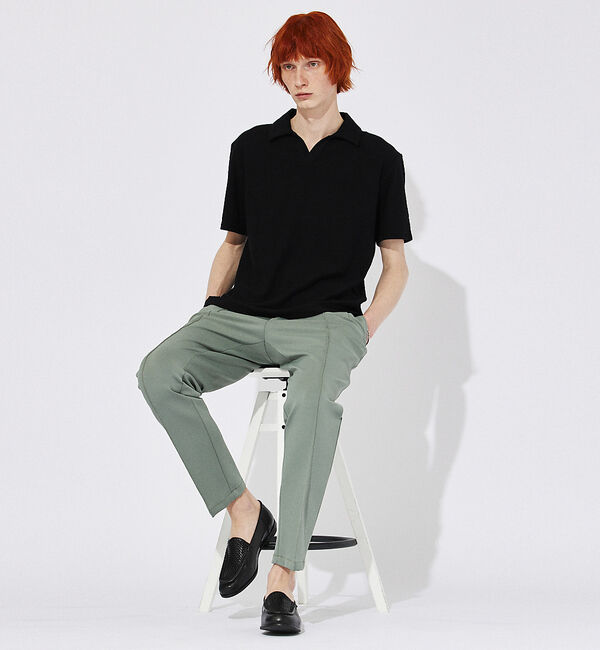 alfredoBANNISTER「レザーメッシュスリッポン」|スニーカー|