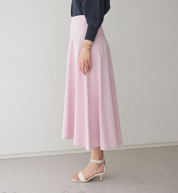 Rouge vif「コットンツィストドライフレアスカート」|スカート|