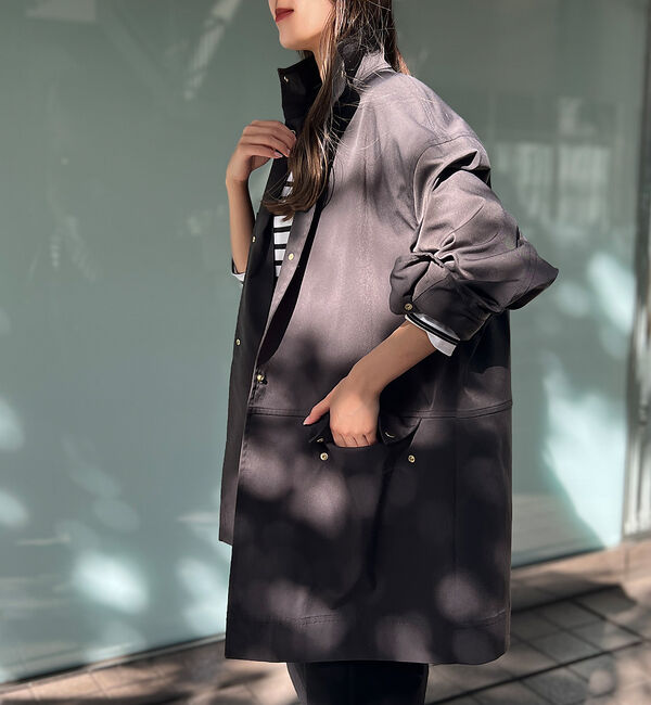 Rouge vif「スタンドカラー ハーフコートブルゾン」|その他|