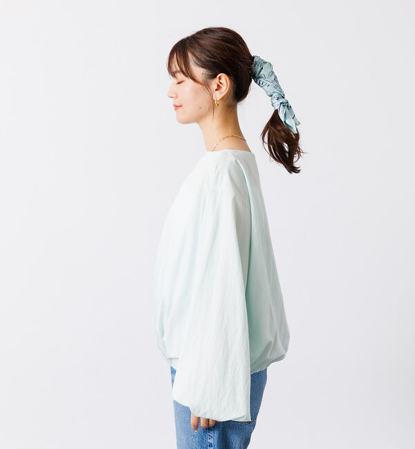 Rouge vif「ふんわり袖ボートネックブラウス」|シャツ・ブラウス|