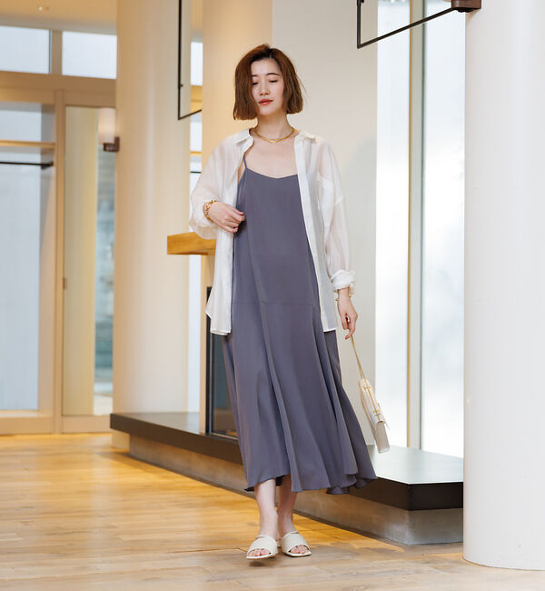 Rouge vif「キュプラキャミフレアワンピース」|ワンピース|