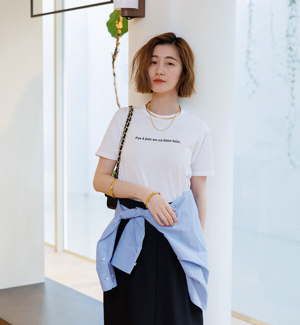 Rouge vif「ロゴコンパクトTシャツ」|Tシャツ・カットソー|