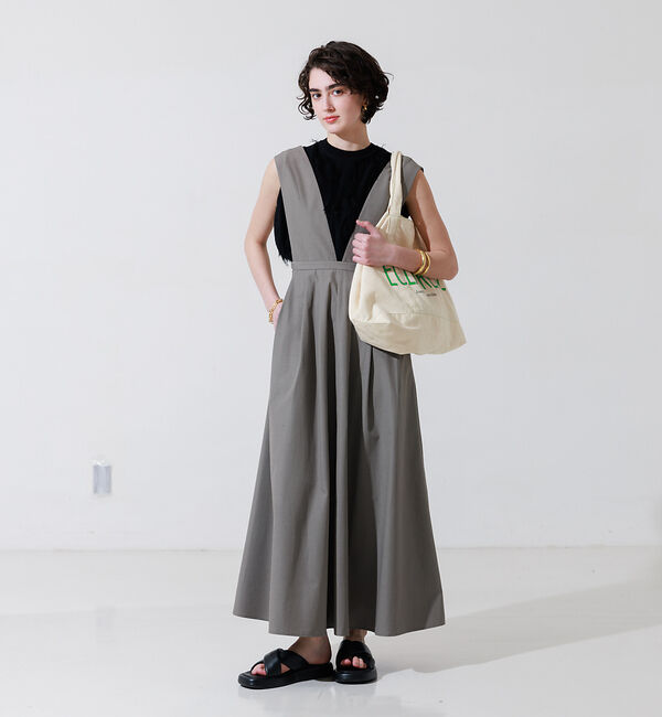 Rouge vif「ウエストタックジャンパースカート」|スカート|