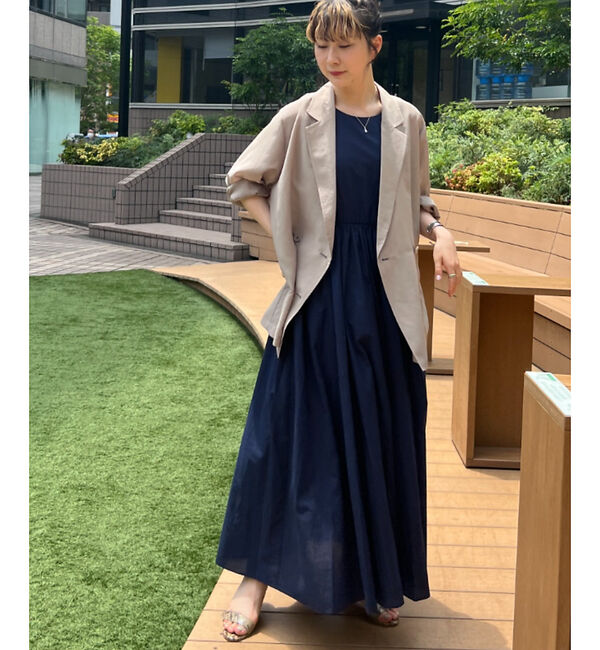 Rouge vif「ボイルエアリーシアーシャツジャケット」|テーラードジャケット|