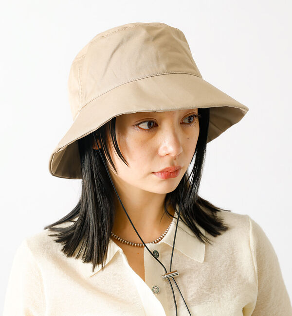 Rouge vif「【Ruben/ルーベン】コットンナイロンハット（顎紐付き）【WEB限定】」|その他|モカ