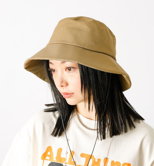 Rouge vif「【Ruben/ルーベン】コットンナイロンハット（顎紐付き）【WEB限定】」|その他|カーキ