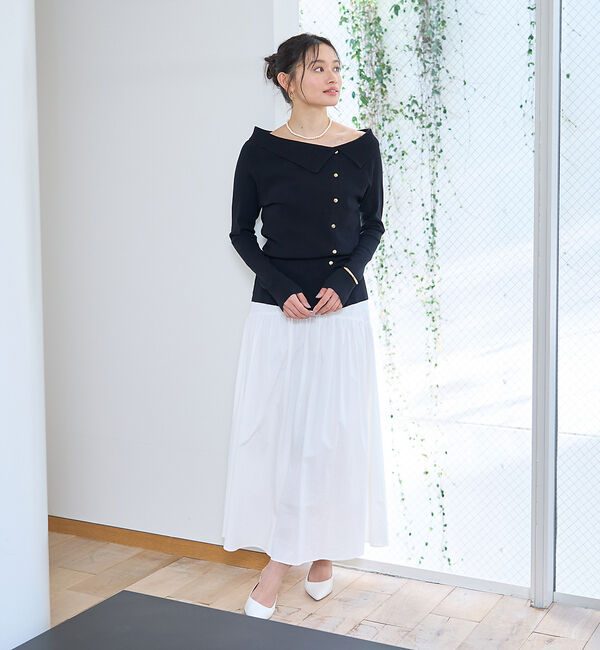 Rouge vif「オフショルレディニットプルオバー」|ニット・セーター|