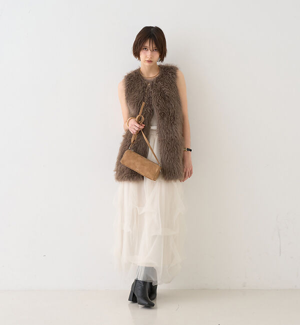 Rouge vif「【一部店舗限定】チュールフォルムスカート」|スカート|