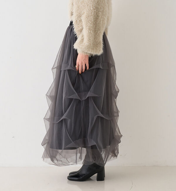 Rouge vif「【一部店舗限定】チュールフォルムスカート」|スカート|