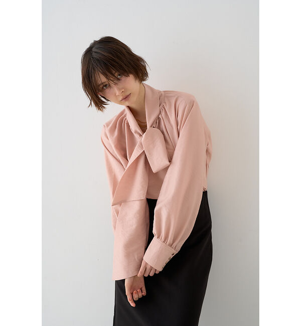 Rouge vif「【一部店舗限定】袖ボリュームボウタイブラウス」|シャツ・ブラウス|