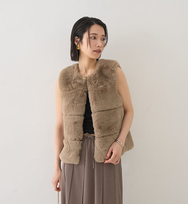 Rouge vif「エコファージレ」|ダウンベスト・ベスト|