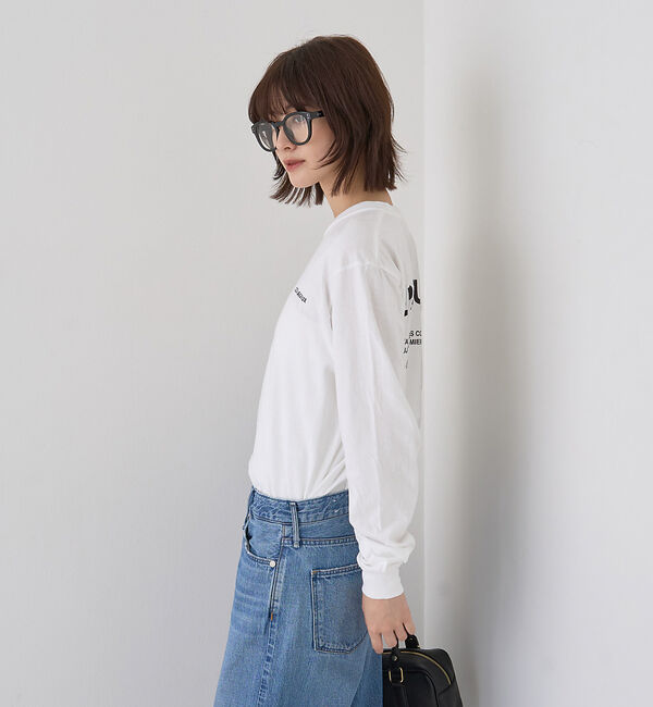 Rouge vif「ガーメントダイロゴロンTシャツ」|Tシャツ・カットソー|