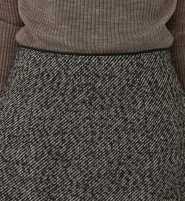 Rouge vif「【セットアップ対応】ポリウーリングカルセタイトスカート」|スカート|