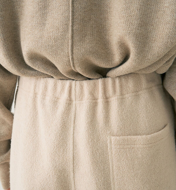 Rouge vif「ウール起毛ジャージーカーブパンツ」|その他|