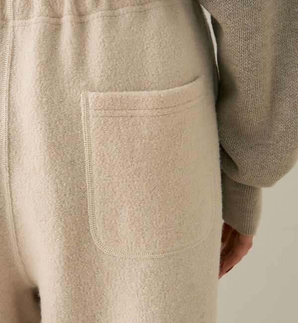 Rouge vif「ウール起毛ジャージーカーブパンツ」|その他|