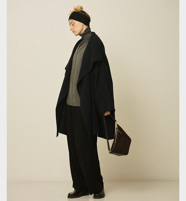 Rouge vif「【2サイズ展開】ウール混変形リバーコート」|その他|