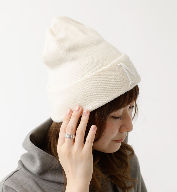 Rouge vif「【MICA&times;NEW ERA/マイカ&times;ニューエラ】knit cap ロゴ刺繍ニット」|その他|