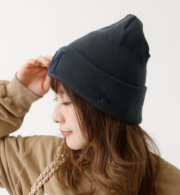 Rouge vif「【MICA&times;NEW ERA/マイカ&times;ニューエラ】knit cap ロゴ刺繍ニット」|その他|