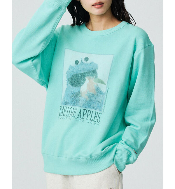 Rouge vif「【FRUIT OF THE LOOM/フルーツ オブ ザ ルーム】SESAMIS」|スウェット・ジャージ|エメラルドグリーン