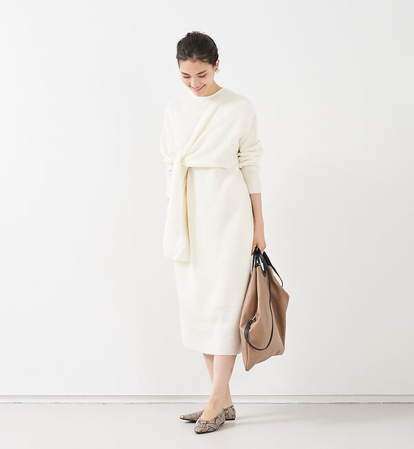 qualite「ブークレーリブニットワンピース」|ワンピース|