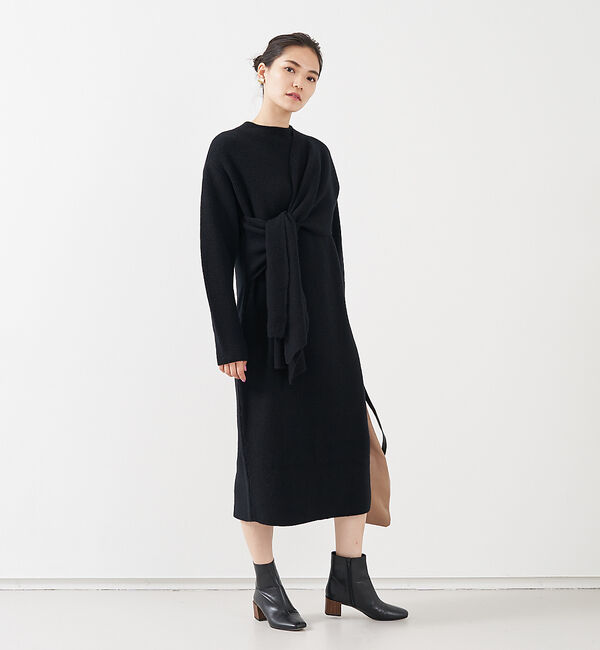 qualite「ブークレーリブニットワンピース」|ワンピース|