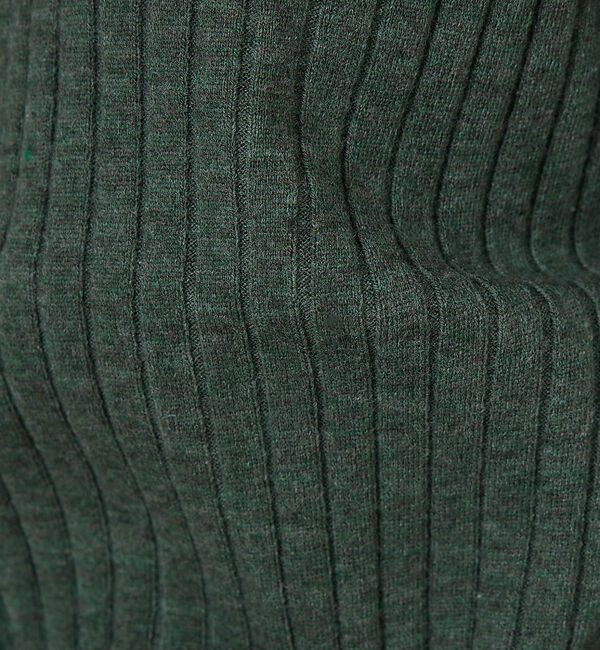 qualite「【23AW】アシメスヌードリブニット」|ニット・セーター|