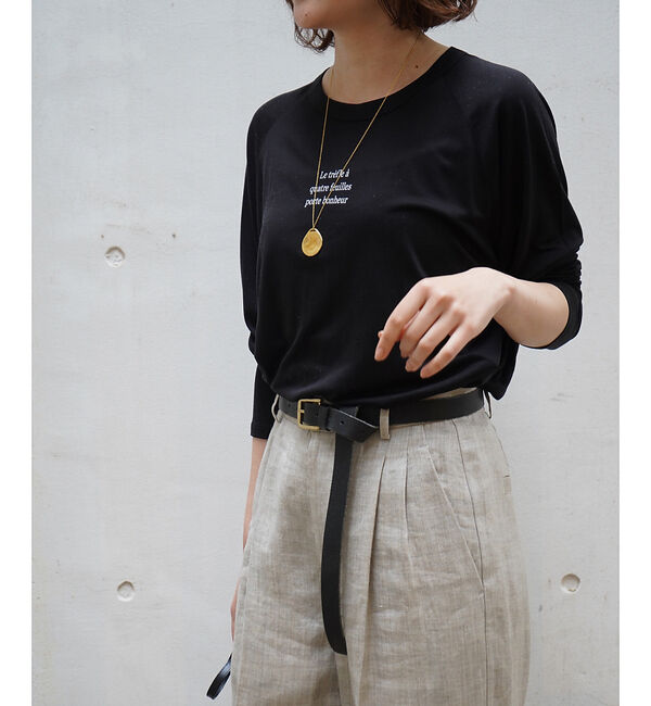 qualite「シアーロゴロンT」|Tシャツ・カットソー|