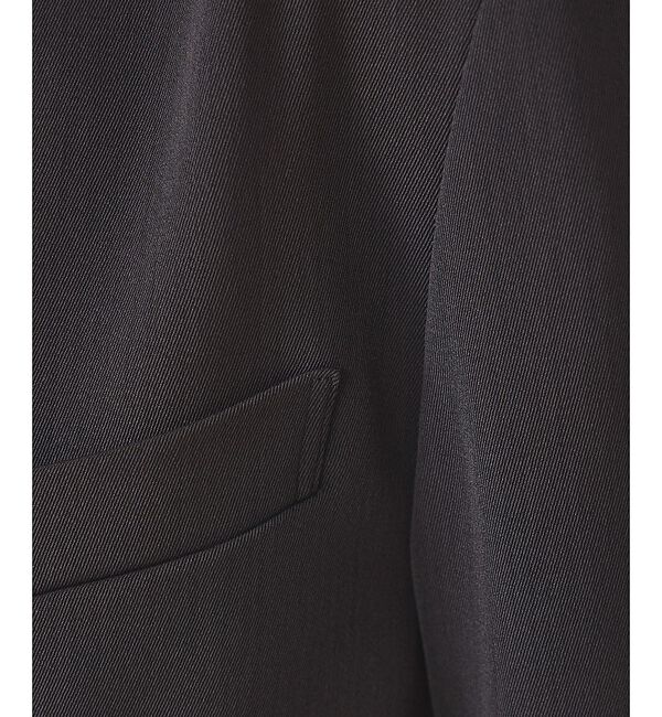 qualite「【UVカット/ストレッチ/セットアップ対応】ドライカルゼノーカラージャケット」|ノーカラージャケット|