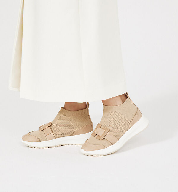 AU BANNISTER「【最高スニーカー】モチーフ付きストレッチシューズ」|スニーカー|