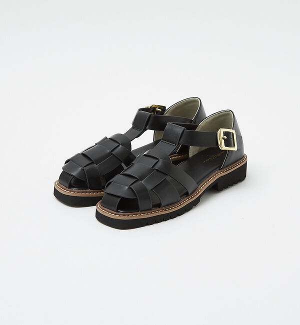 AU BANNISTER「【販売店舗限定】グルカサンダル」|サンダル|ブラック