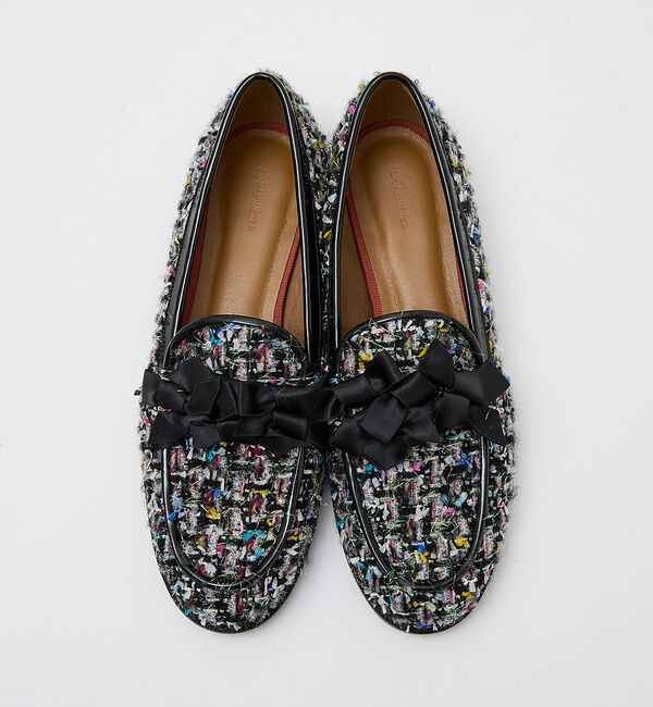 AU BANNISTER「ラグジュアリーツィードローファー」|ローファー|