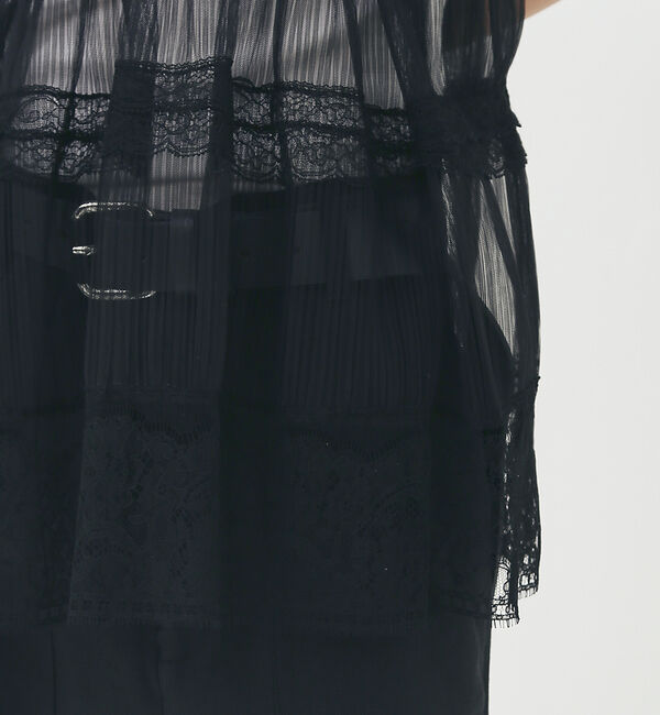 The Store by C' 「【COCUCA】プリーツチュールキャミソール」|キャミソール|